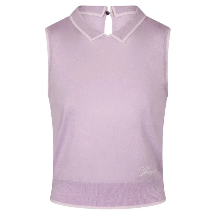 Greyson Bardot Sleeveless Golf Polo Lavender Mist – FA24 Women