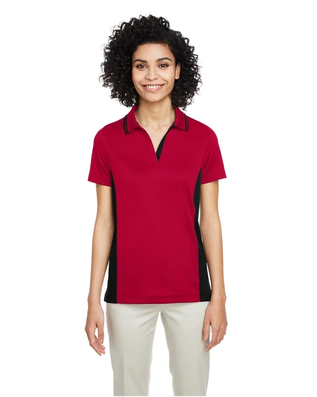 Harriton Ladies’ Flash Snag Protection Plus IL Colorblock Polo