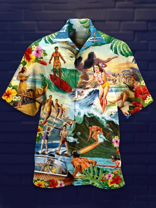 Hawaii Aloha Hawaiian Shirt- For men and women – Fanshubus – Fanshubus.com