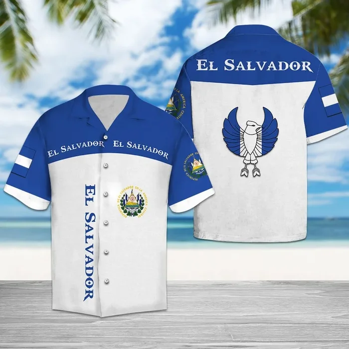 Hawaiian Shirt El Salvador Latino American For Men Women – For men and women – Fanshubus – Fanshubus.com