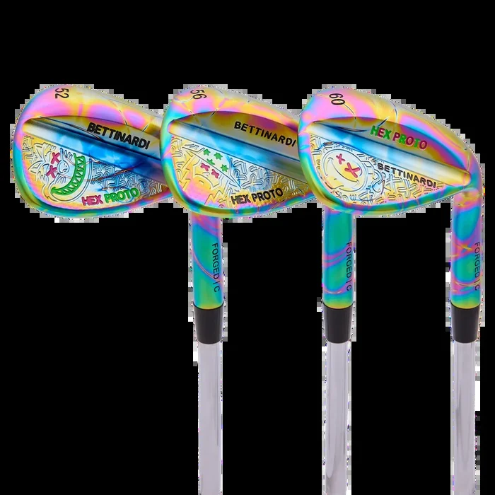 Hexperimental Proto Poison Multi Icon Tie-Dye PVD HLX 6.0 Wedge Set (52°, 56°, 60°)