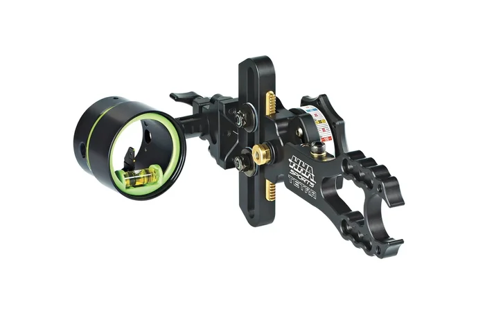 HHA Sports Tetra RYZ 2519 w/.019 2 Pin 1 5/8″ Scope Green Top Pin and Yellow 2nd Pin