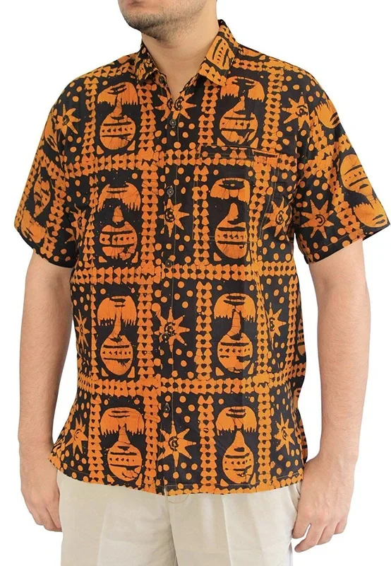 Hibiscus Brown Amazing Design Hawaiian Shirt- For men and women – Fanshubus – Fanshubus.com