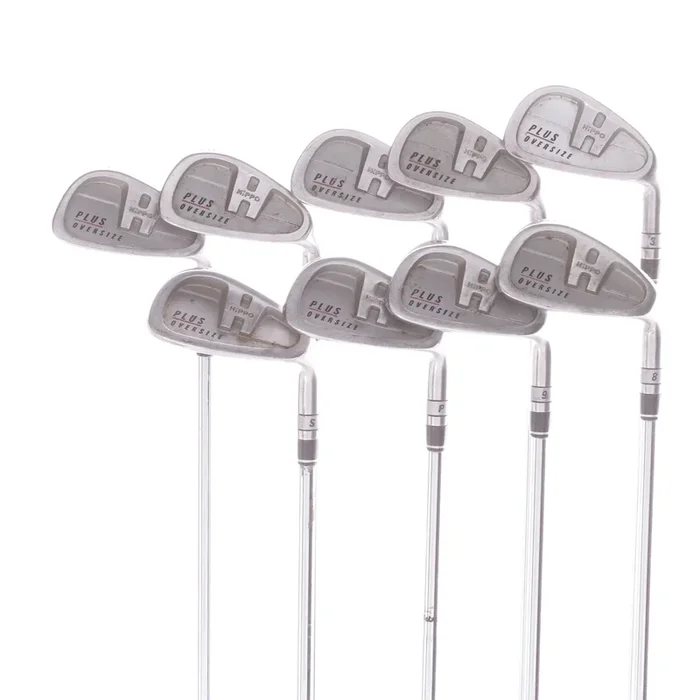 Hippo Plus Oversize Steel Mens Right Hand Iron 3-PW Stiff – True Temper Hippo