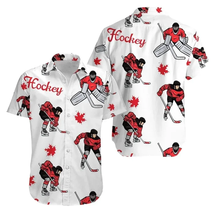 Hockey Hawaiian Shirt- For men and women – Fanshubus – Fanshubus.com