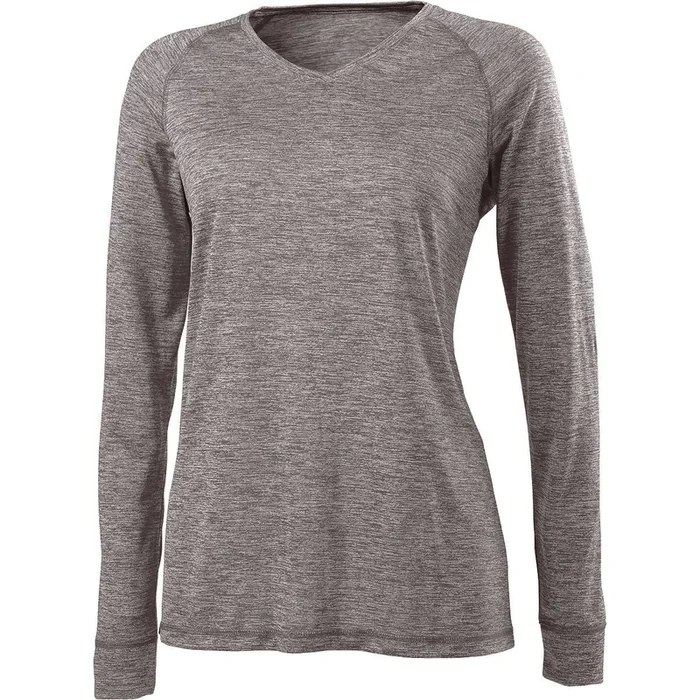 Holloway Women’s Electrify 2.0 V-Neck Long Sleeve Tee