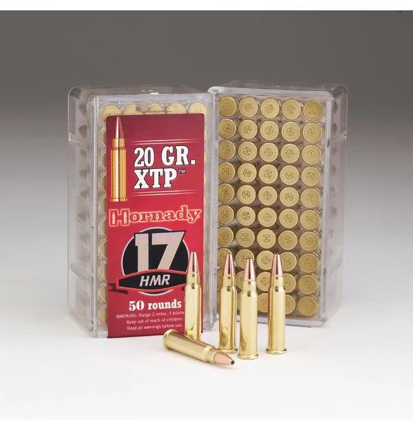 Hornady Ammunition 17 HMR 20 GR. XTP 50 Rounds