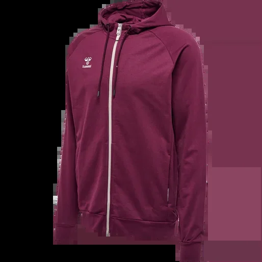 Hummel Men’s Move Grid Cotton Zip Hoodie