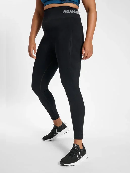 Hummel Women’s Plus Te Pace Seamless High-Waisted Tights