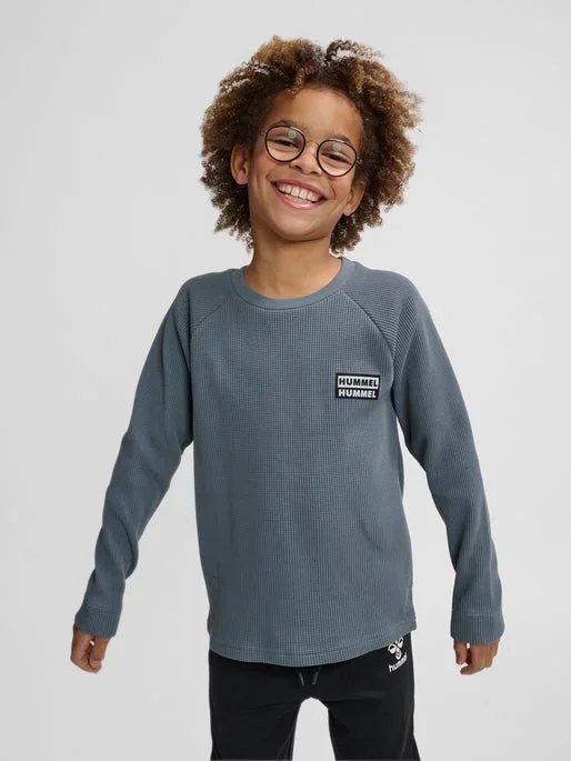 Hummel Youth Walter Waffle Long Sleeve T-Shirt