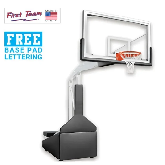 Hurricane Triumph-FL Portable Basketball System 42″ x 72″ Temp. Glass Backboard