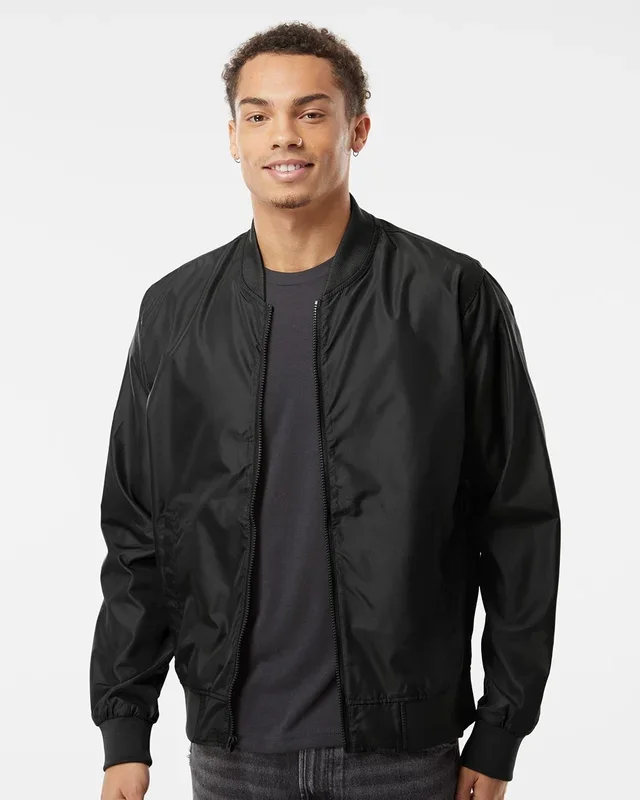 Independent Trading Co. Men’s Lightweight Bomber Jacket