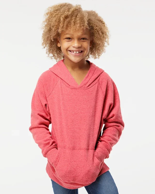 Independent Trading Co. Youth Special Blend Raglan Hooded Sweatshirt
