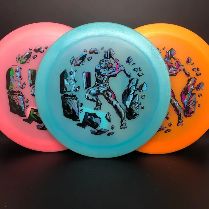 Infinite Discs Colored Glow C-Blend Slab