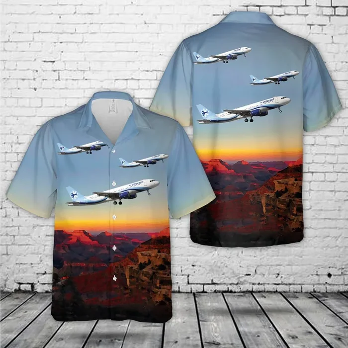 Interjet Airbus A320-200 Hawaiian Shirt – Fanshubus.com