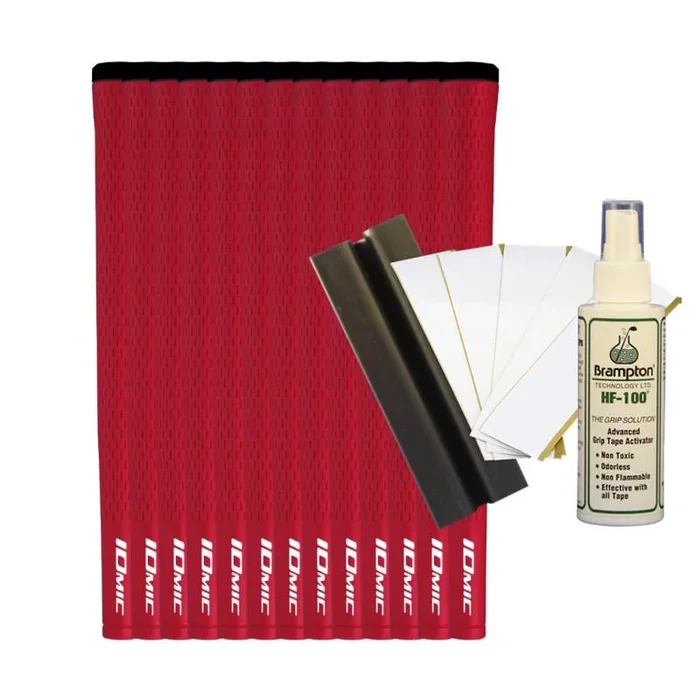 Iomic Sticky 2.3 Red (13pcs + Golf Grip Kit)