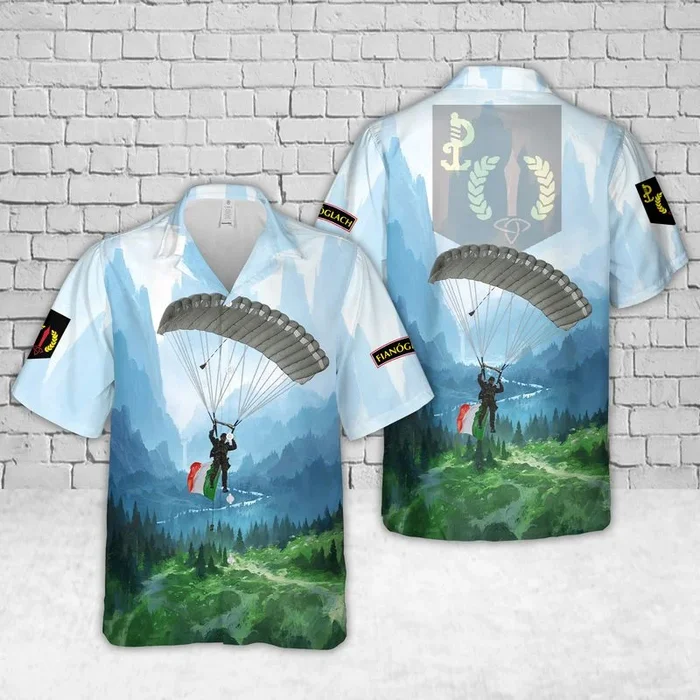 Irish Army Army Ranger Wing (ARW) Ranger parachuting Hawaiian Shirt – Fanshubus.com