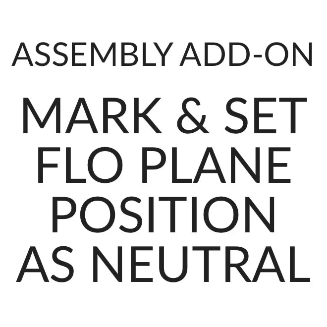 IRON SHAFT ADD-ON: DETERMINE AND MARK SHAFT FLO PLANE POSITION