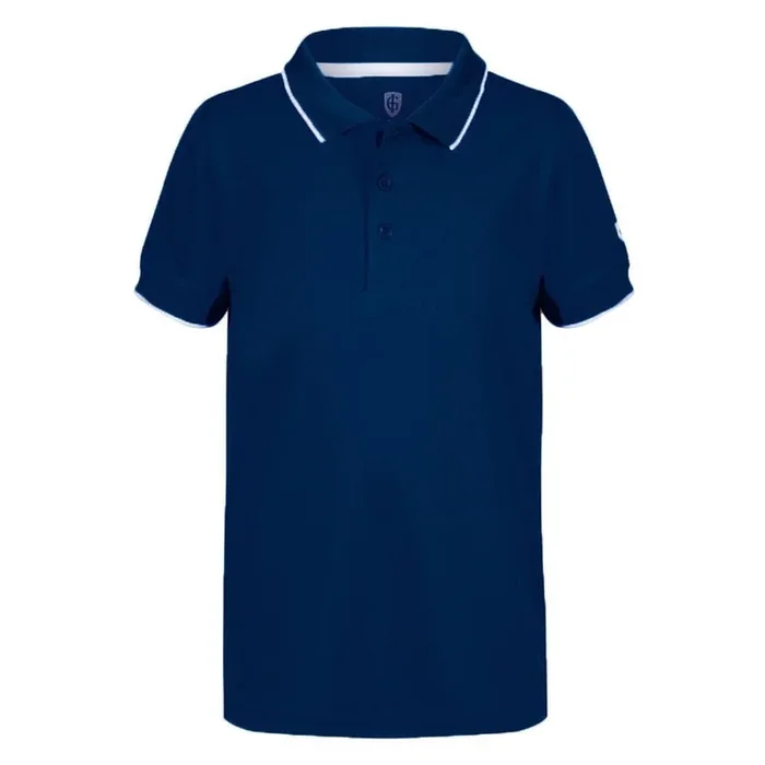 Island Green Junior Performance Polo Shirt – Navy