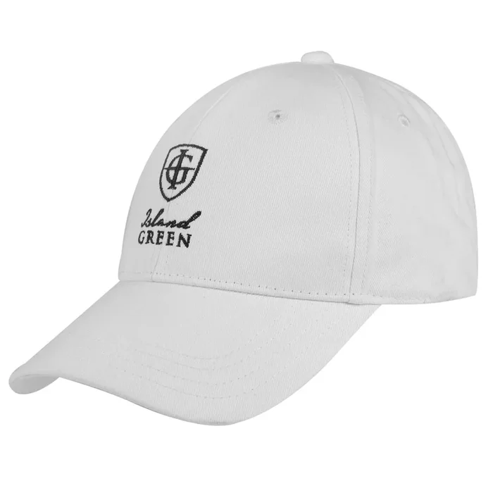 Island Green Performance Pro Golf Cap – White