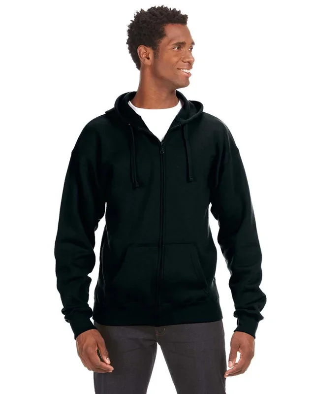 J. America Adult Premium Full-Zip Fleece Hooded Sweatshirt JA8821-AB