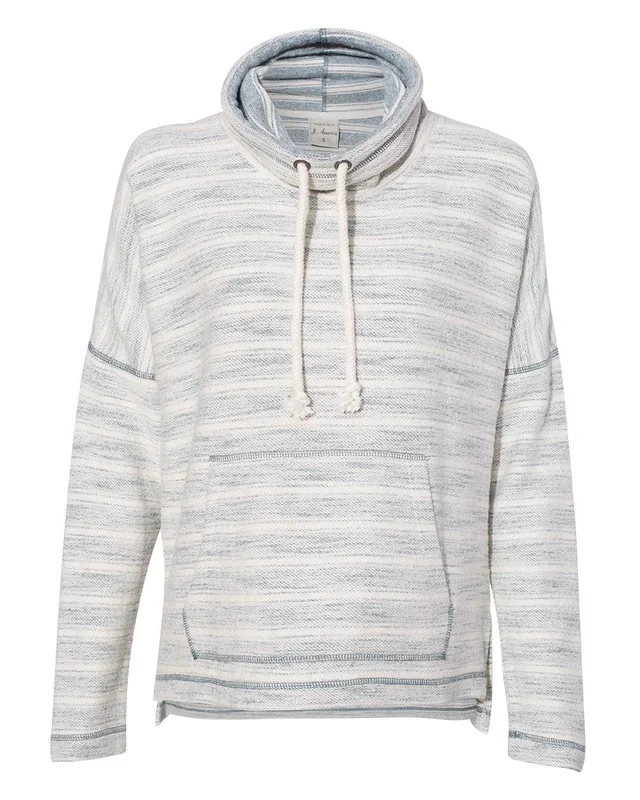 J. America Women’s Baja French Terry Cowl Neck Pullover