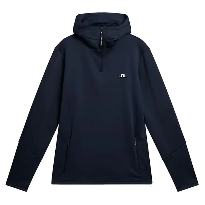 J.Lindeberg Aerial Quarter Hood Golf Jacket JL Navy – 23 Men