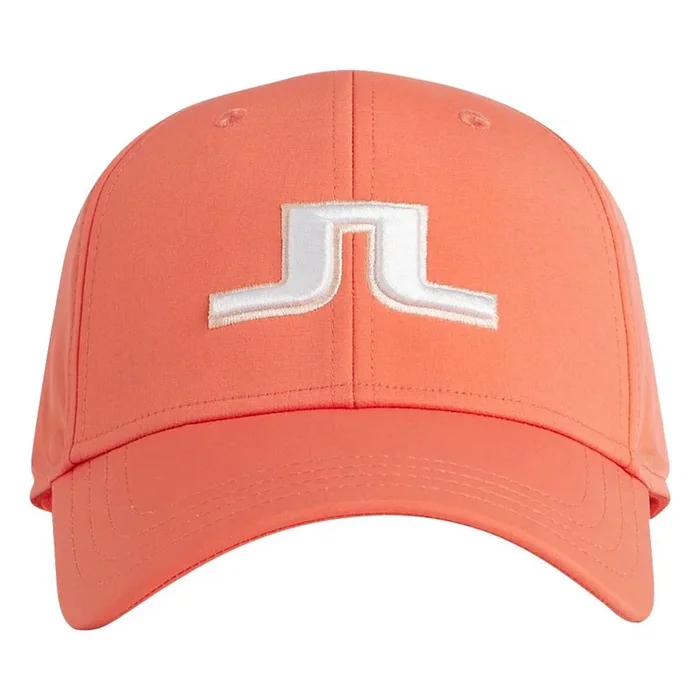 J.Lindeberg Anga Golf Cap Hot Coral – SP24 Women