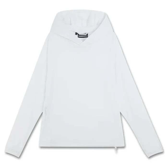 J.Lindeberg Arron Stretch Wind Golf Hoodie White – SS23 Men