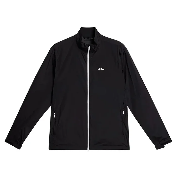 J.Lindeberg Ash Light Packable Golf Jacket Black – SS24 Men