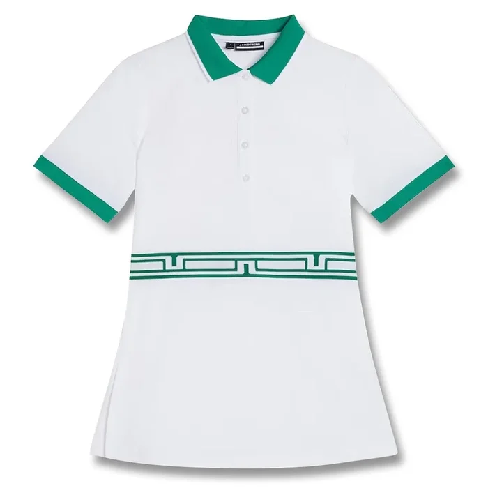 J.Lindeberg Belina Golf Polo White – SS23 Women