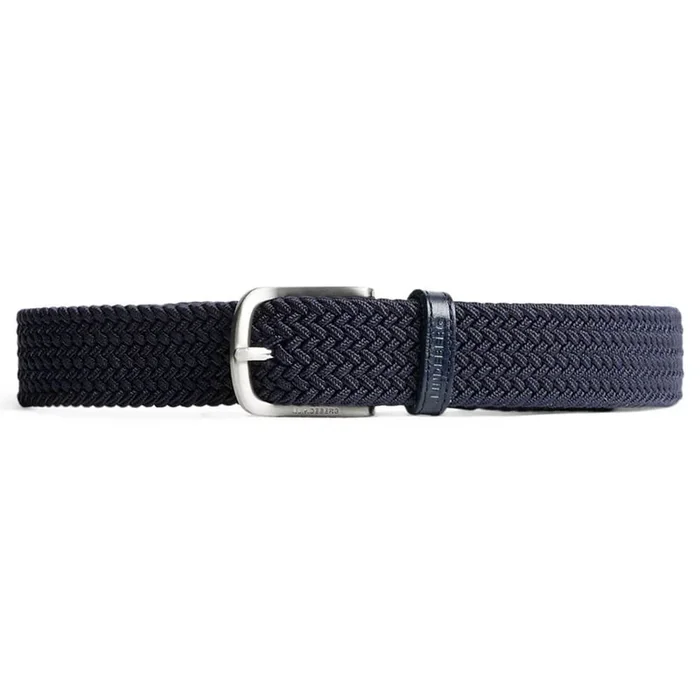 J.Lindeberg Bernhard Golf Belt JL Navy – SS25 Men