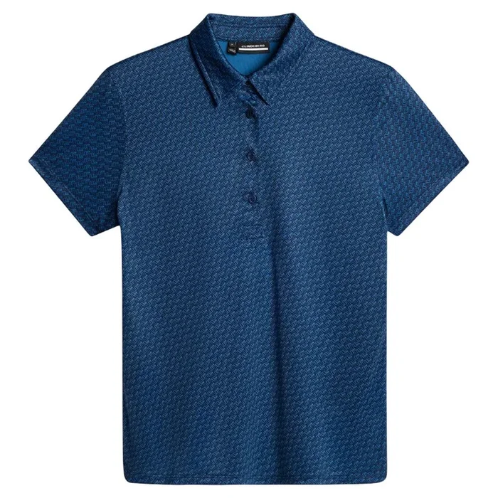 J.Lindeberg Caitlyn Golf Polo Shadow Bridge Navy – SH25 Women