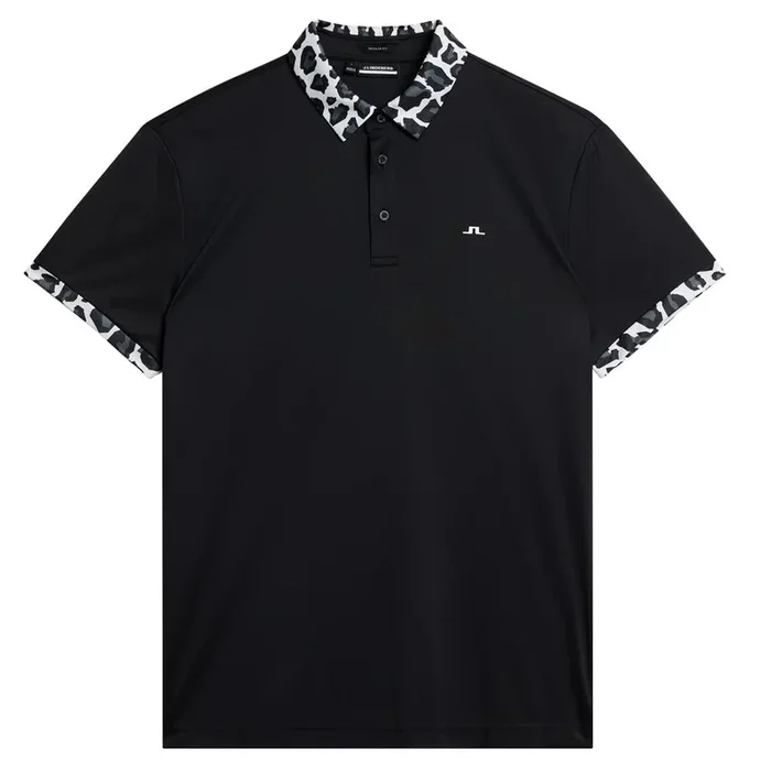 J.Lindeberg Chapin Regular Golf Polo Black – 24 Men