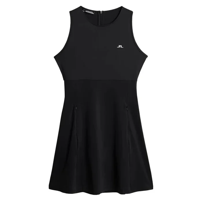 J.Lindeberg Cora Golf Dress Black – SS25 Women