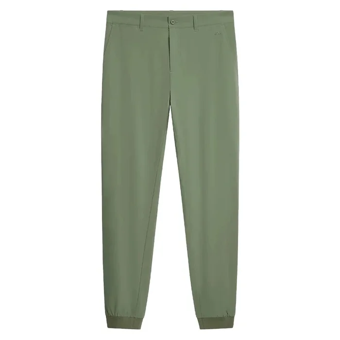 J.Lindeberg Cuff Jogger Golf Pants Oil Green – SP24 Men
