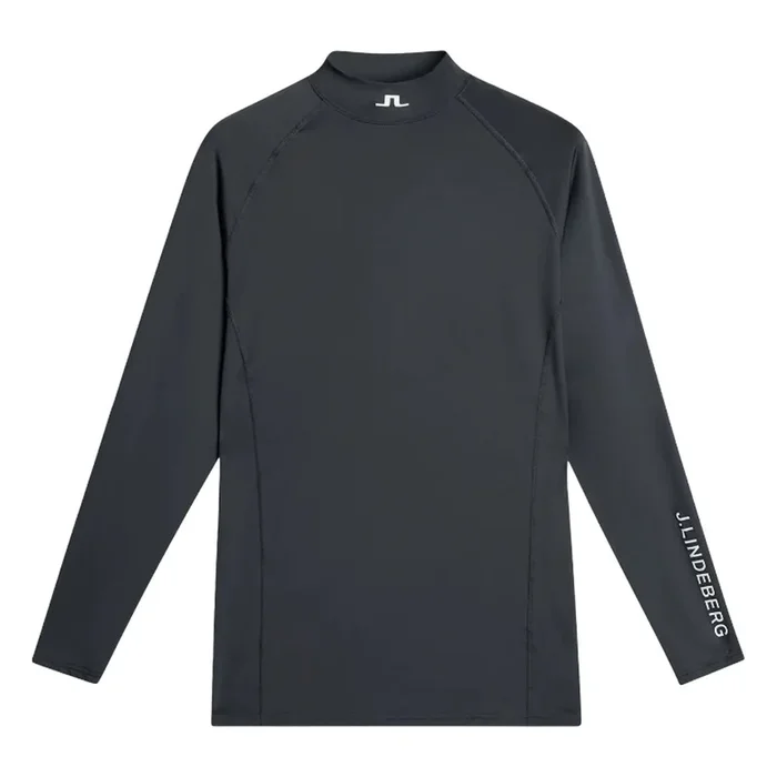 J.Lindeberg Ello Compression Top Golf Baselayer Asphalt – FW25 Men
