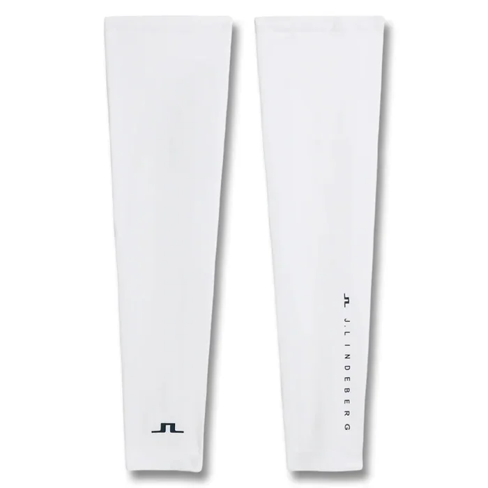 J.Lindeberg Enzo Golf Sleeve White – FW25 Men