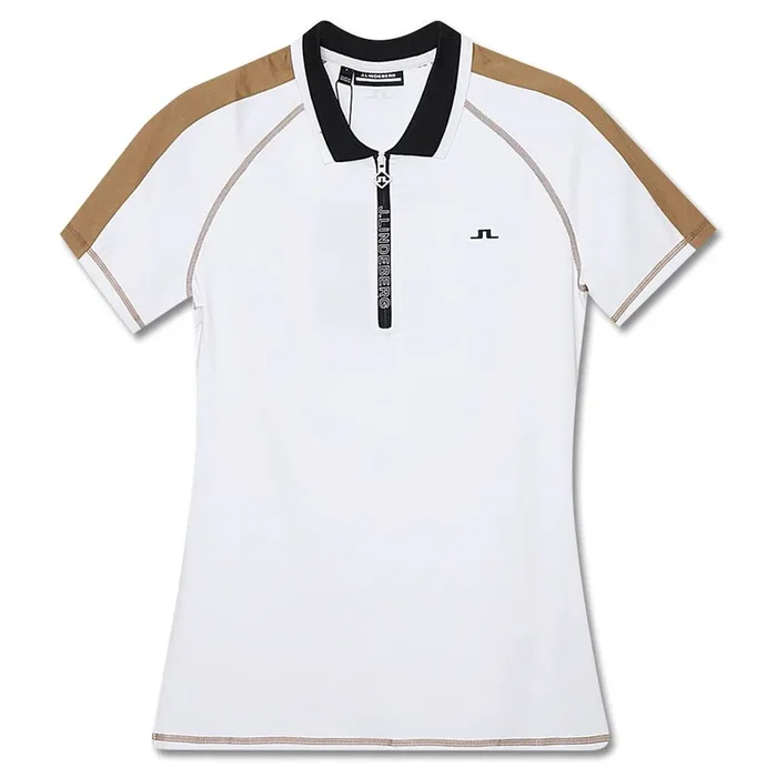 J.Lindeberg Kourtney Golf Pullover White – SS23 Women