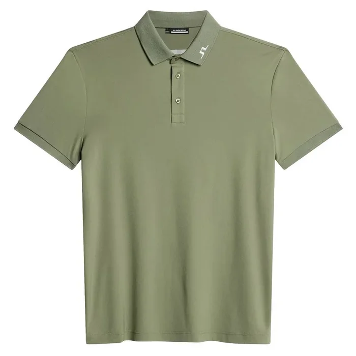 J.Lindeberg KV Print Regular Fit Golf Polo Dazzle Wave Moonbeam – SS24 Men