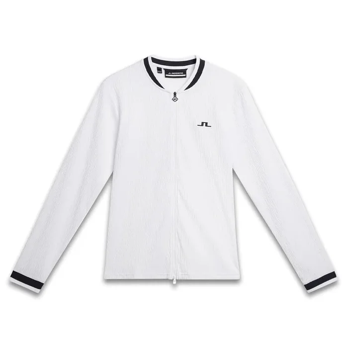 J.Lindeberg Leonor Mid Layer Golf Jacket White – SS24 Women