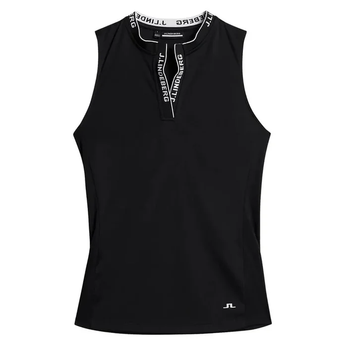 J.Lindeberg Leya Sleeveless Golf Top Black – SS25 Women