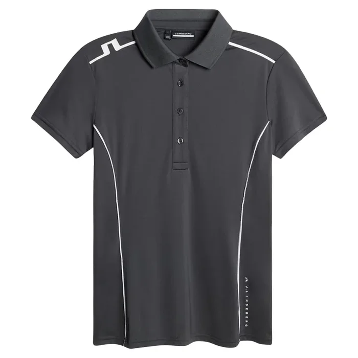 J.Lindeberg Leyla Golf Polo Asphalt – FW25 Women