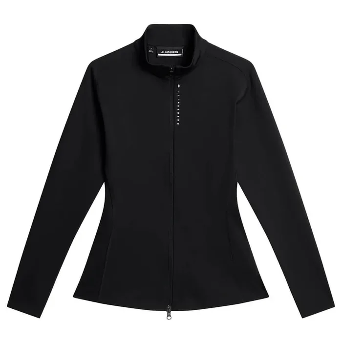 J.Lindeberg Mel Zip Mid Layer Golf Jacket Black – SH25 Women