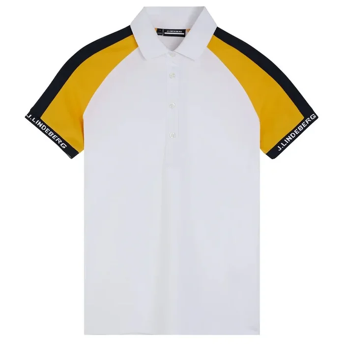 J.Lindeberg Perinne Golf Polo White – SS23 Women