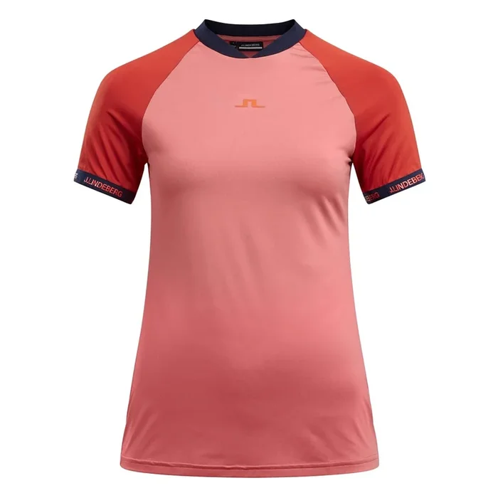 J.Lindeberg Sienna Golf T-Shirt Faded Rose – SS22 Women