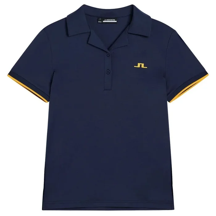 J.Lindeberg Solange Golf Polo JL Navy – SS23 Women