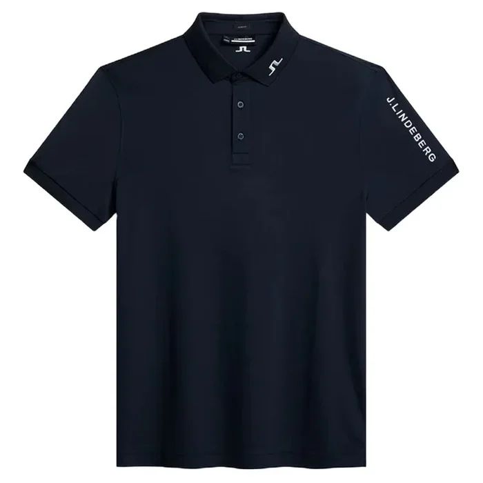 J.Lindeberg Tour Tech Slim Fit Golf Polo JL Navy – SS24 Men