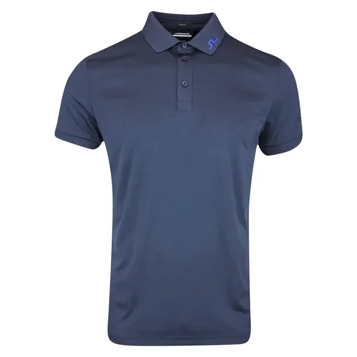J.Lindeberg Tour Tech Slim Fit Golf Polo Navy Melange – FW23 Men
