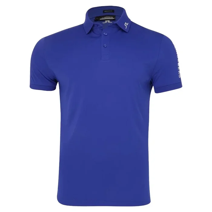 J.Lindeberg Tour Tech Slim Fit Golf Polo Surf The Web – FW23 Men